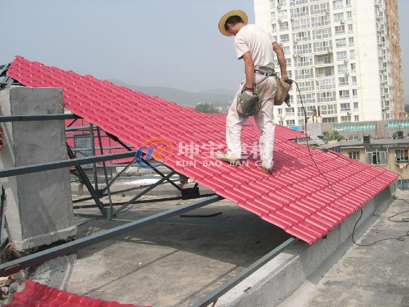 平改坡使用合成樹脂瓦完全可以解決漏雨等問(wèn)題